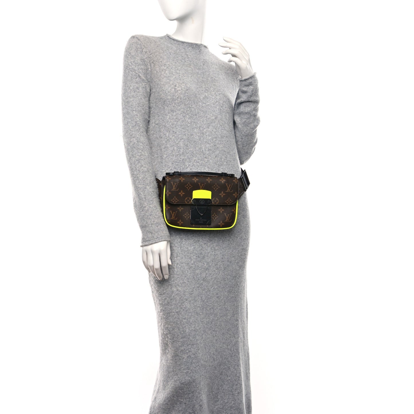 Monogram S Lock Sling Bag Florescent