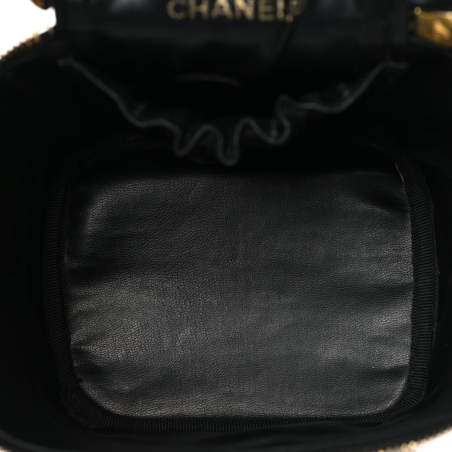 Chanel Lambskin Vanity Cosmetic Bag Black 5 of 11