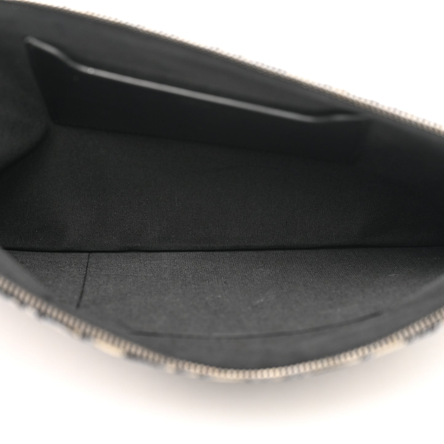 Oblique A4 Flat Pouch Clutch Blue