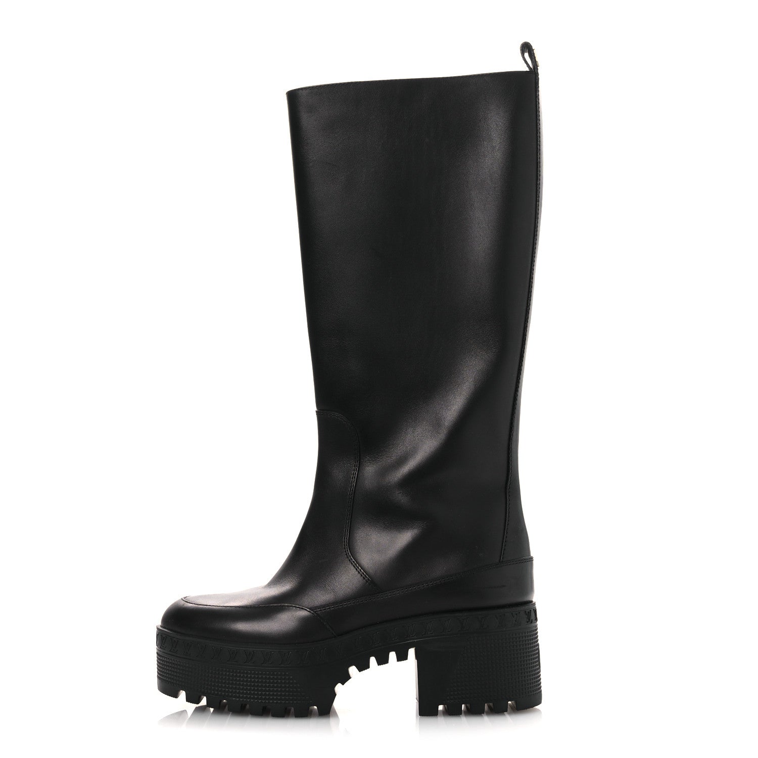 Louis Vuitton ブラック ロングブーツ Louis Vuitton Calfskin Laureate Platform High Boots 36 Black
