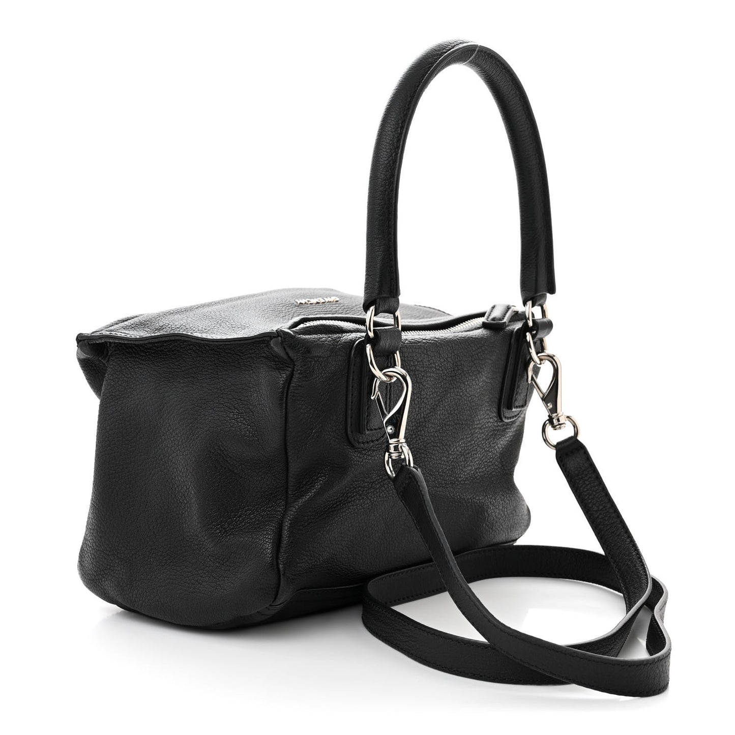 Sugar Goatskin Small Pandora Black