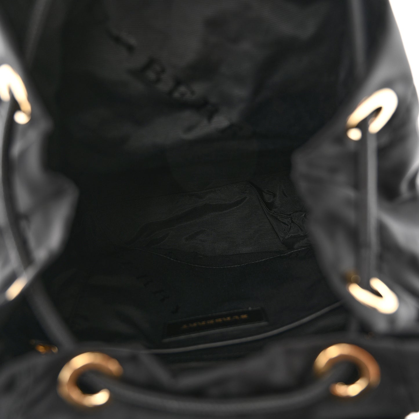 Nylon Small Rucksack Backpack Black