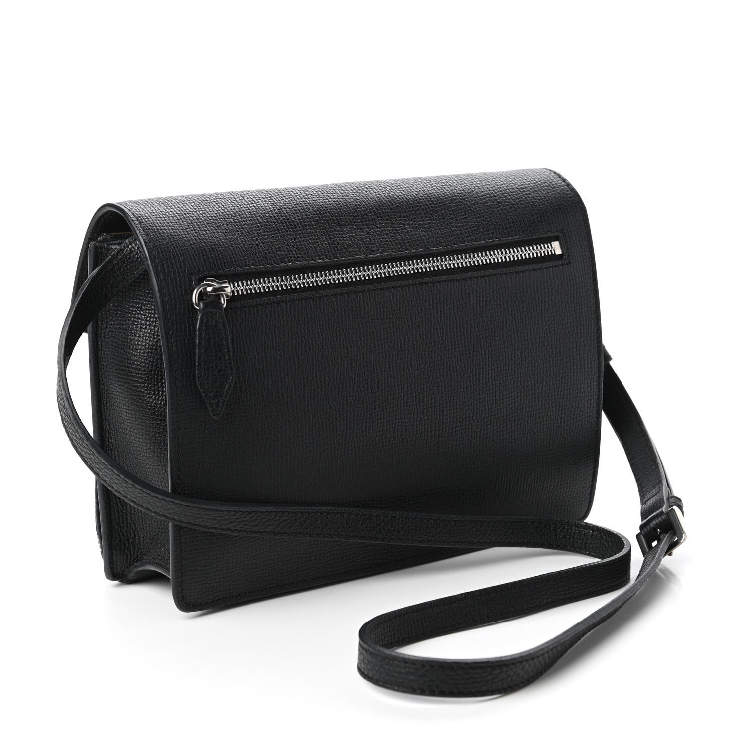 Burberry Derby Calfskin Vintage Check Small Macken Crossbody Bag Black 3 of 10