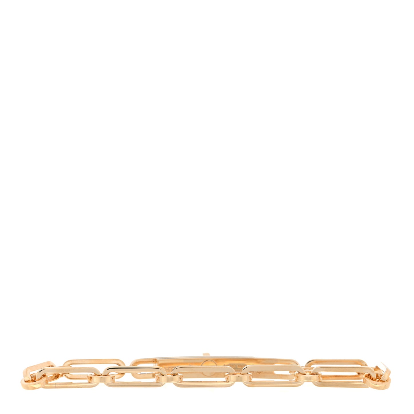 18K Yellow Gold Diamond PM Kelly Chaine Bracelet ST