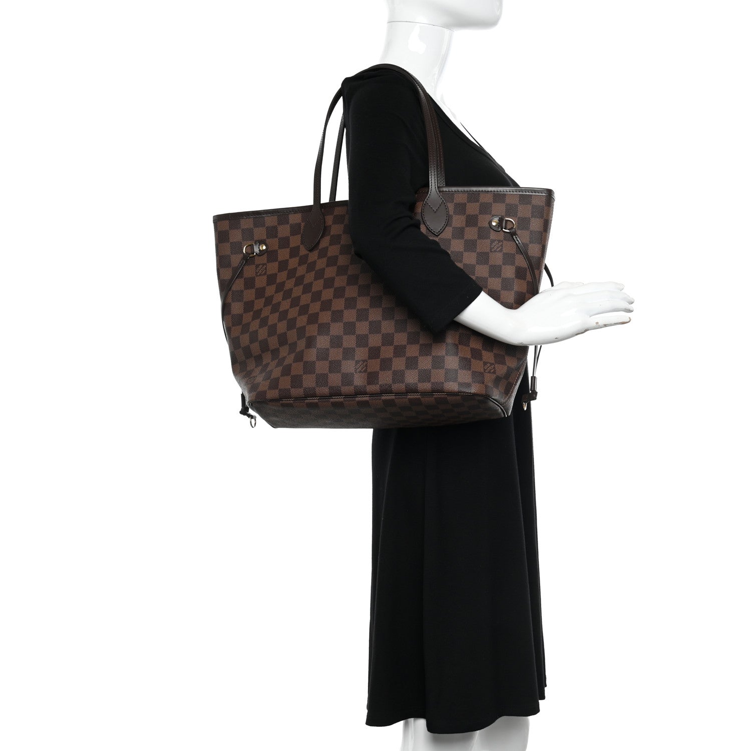 Louis Vuitton LOUIS VUITTON Damier Ebene Neo Neverfull MM 2 of 9
