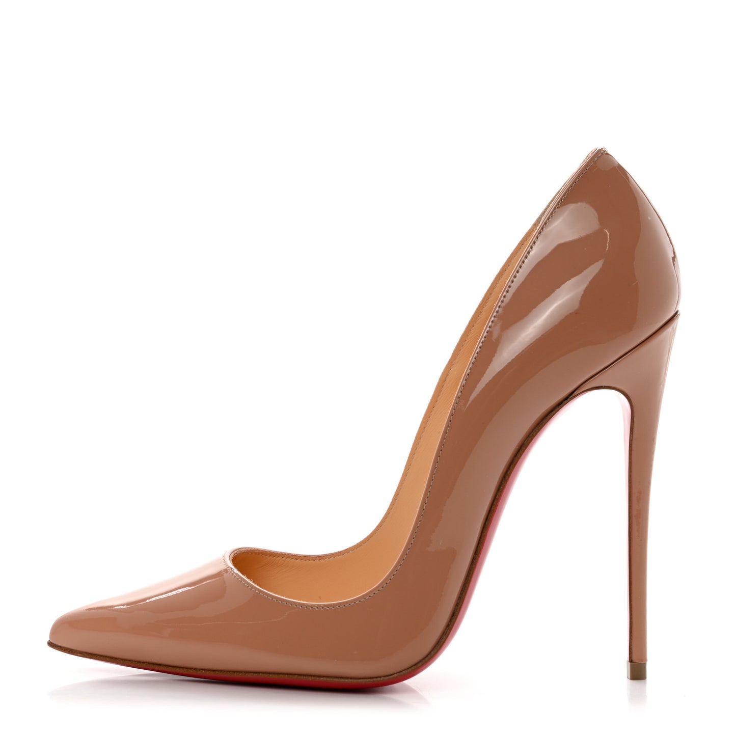 Patent Kate 120 Pumps 38 Nude