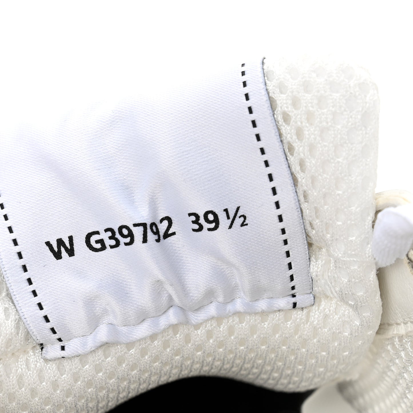 Fabric Laminated Calfskin Stretch CC Sneakers 39.5 White Silver