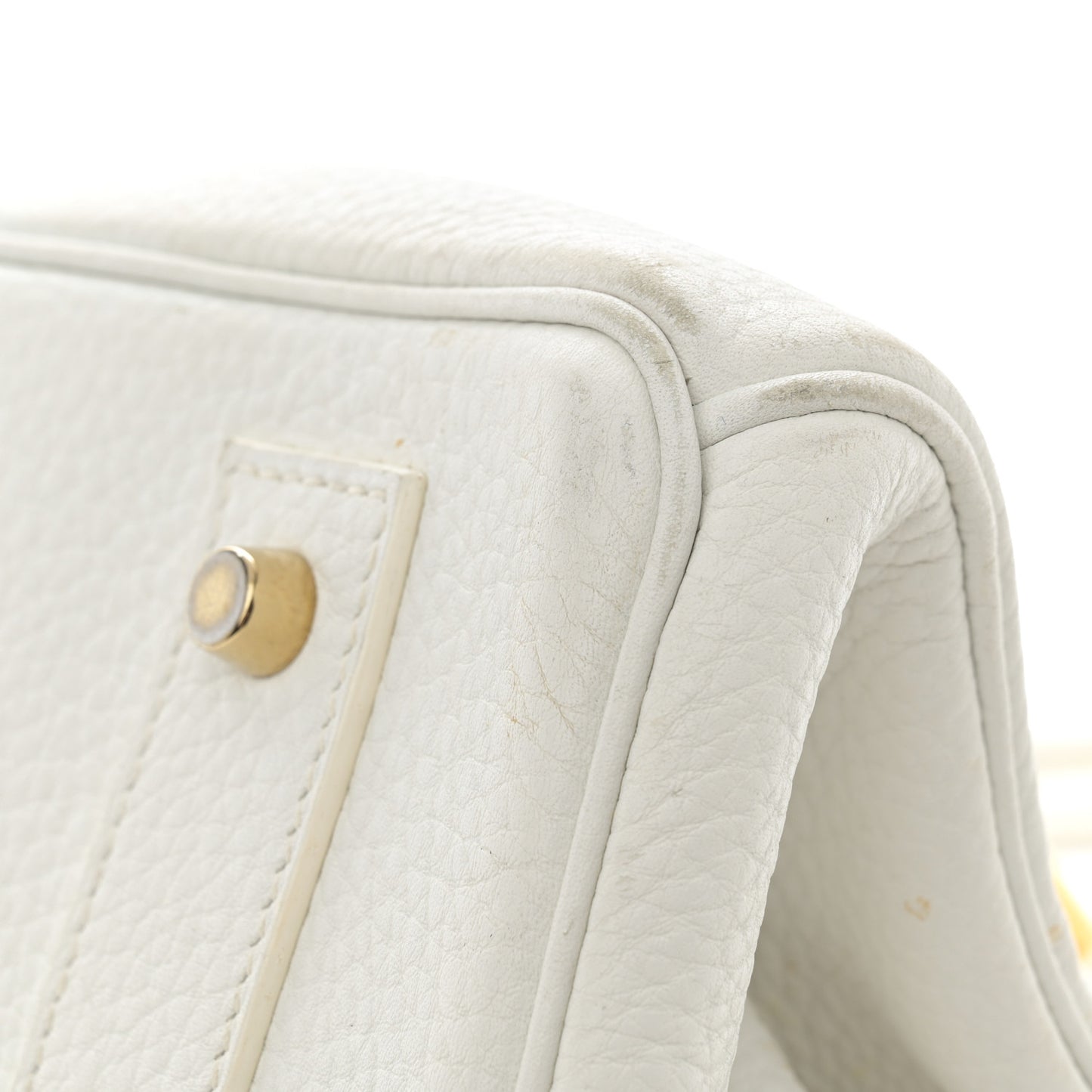 Taurillon Clemence JPG Birkin 42 White