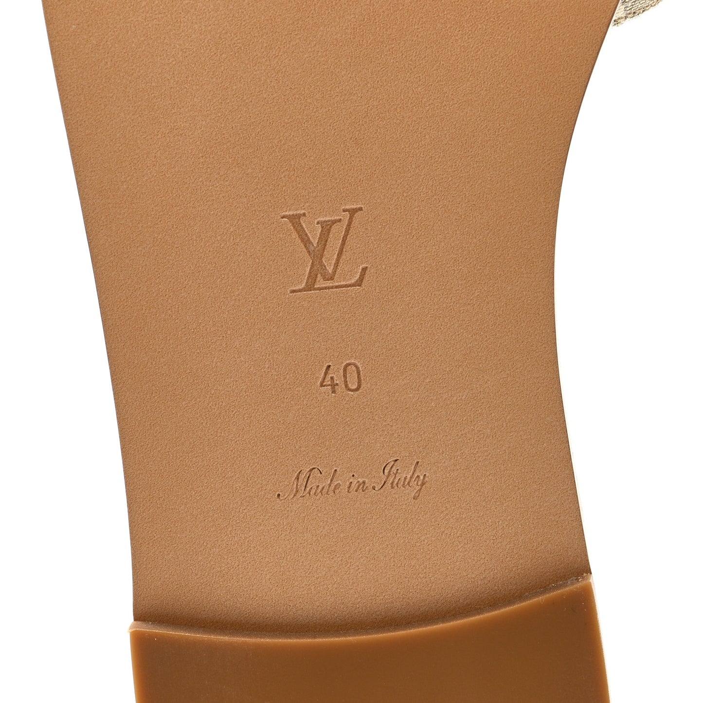 Monoglam Lock It Flat Mule 40 Gold