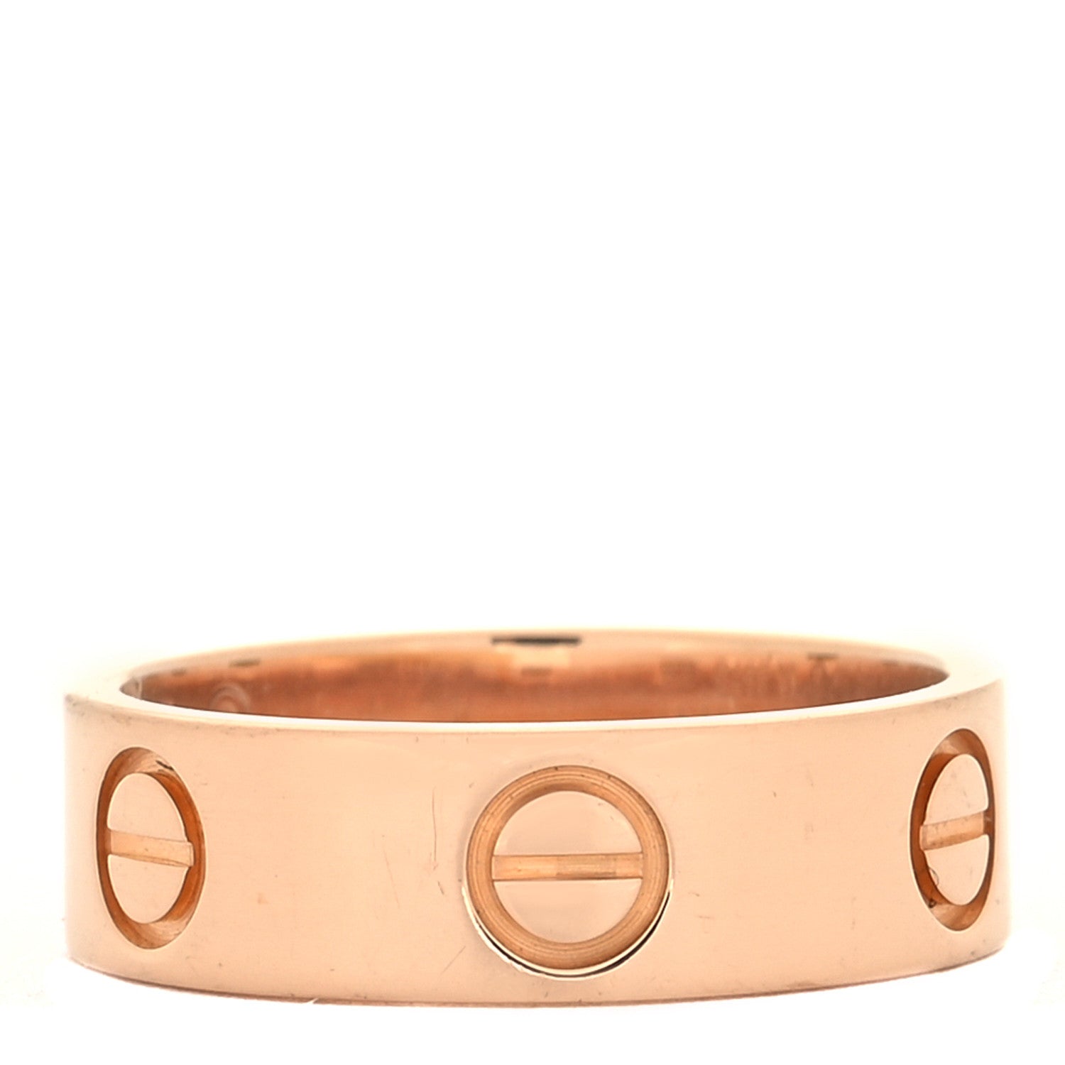 Cartier 18K Pink Gold 5.5mm LOVE Ring 51 5.75 3 of 4
