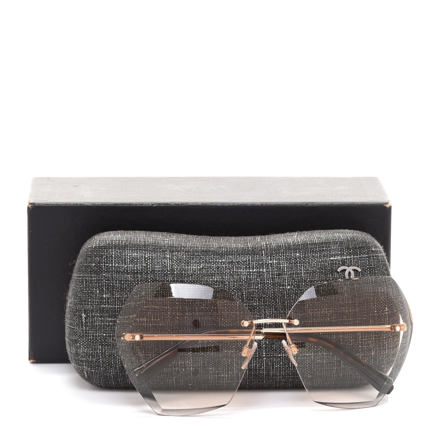 Cat Eye Sunglasses 71180 Gold Brown
