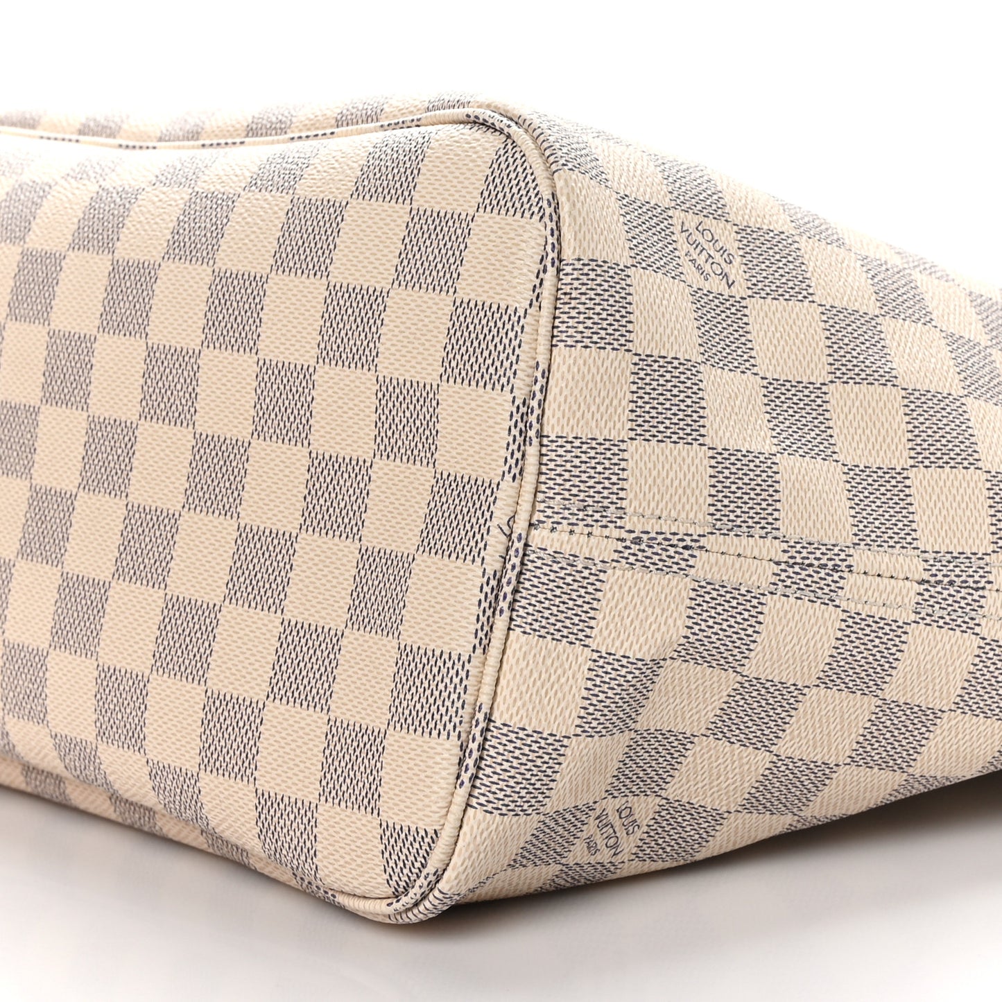 Damier Azur Neo Neverfull MM Rose Ballerine