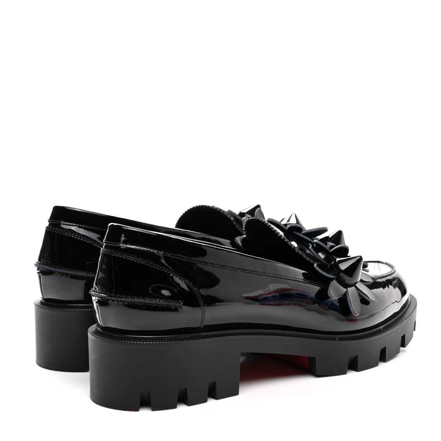 Patent Daisy Loafers 40.5 Black