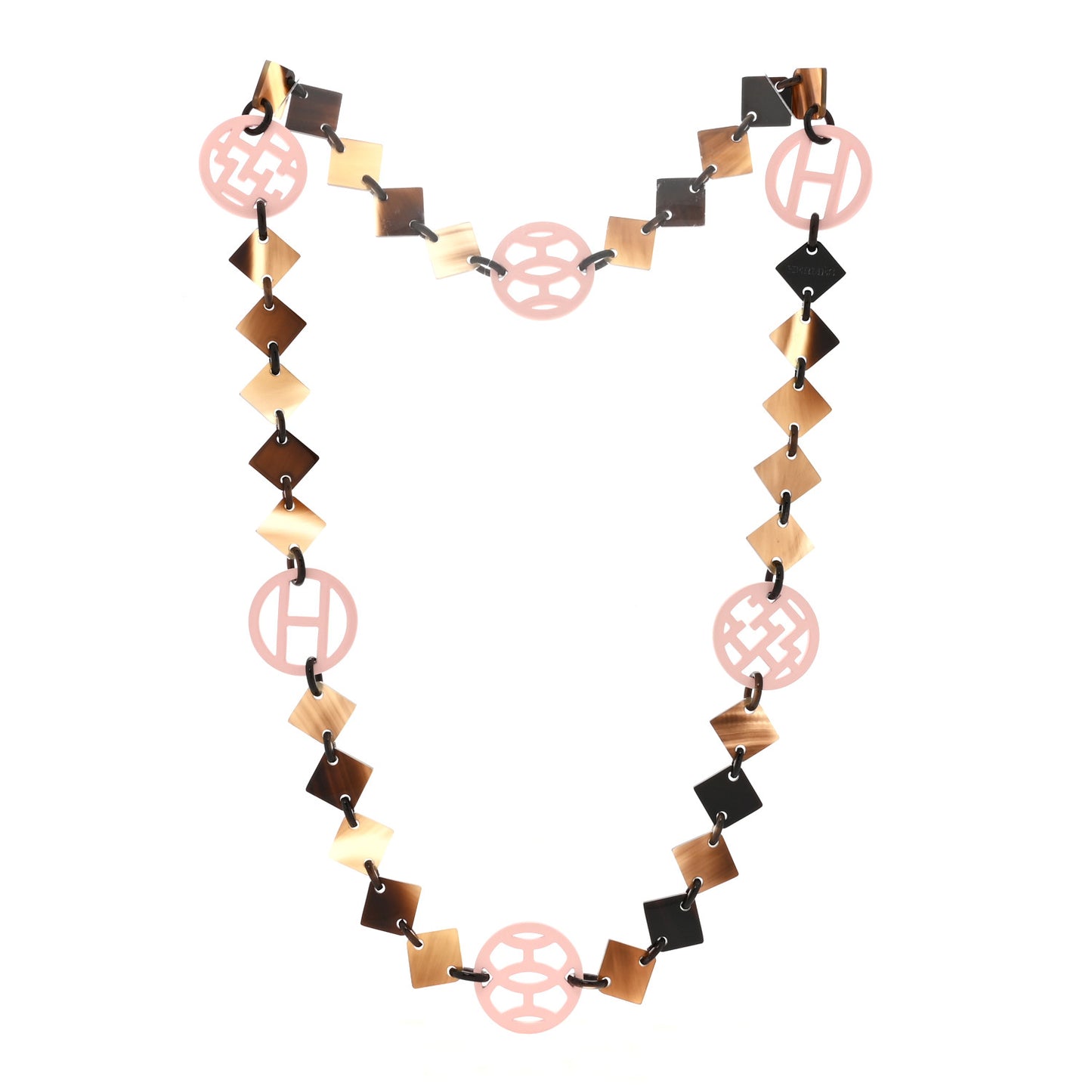 Buffalo Horn Lacquer Lena Necklace Multicolor