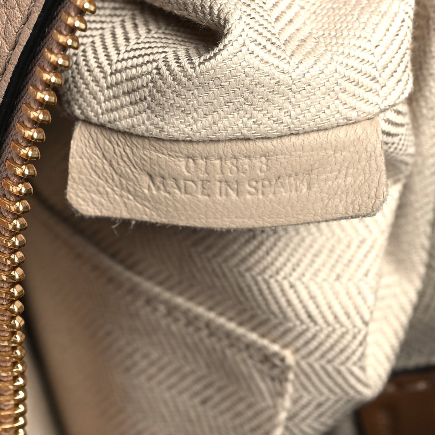 Grained Calfskin Small Puzzle Bag Sand Mink