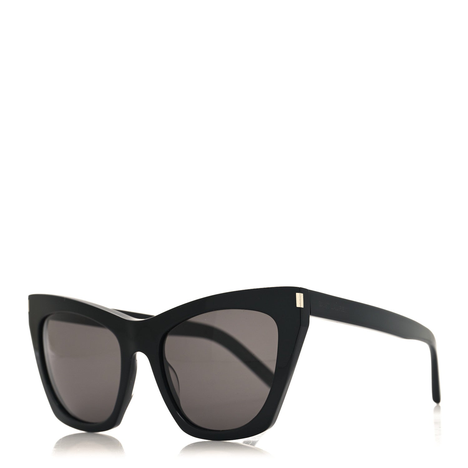 Saint Laurent New Wave SL214 Kate Cat Sunglasses Black 1 of 7