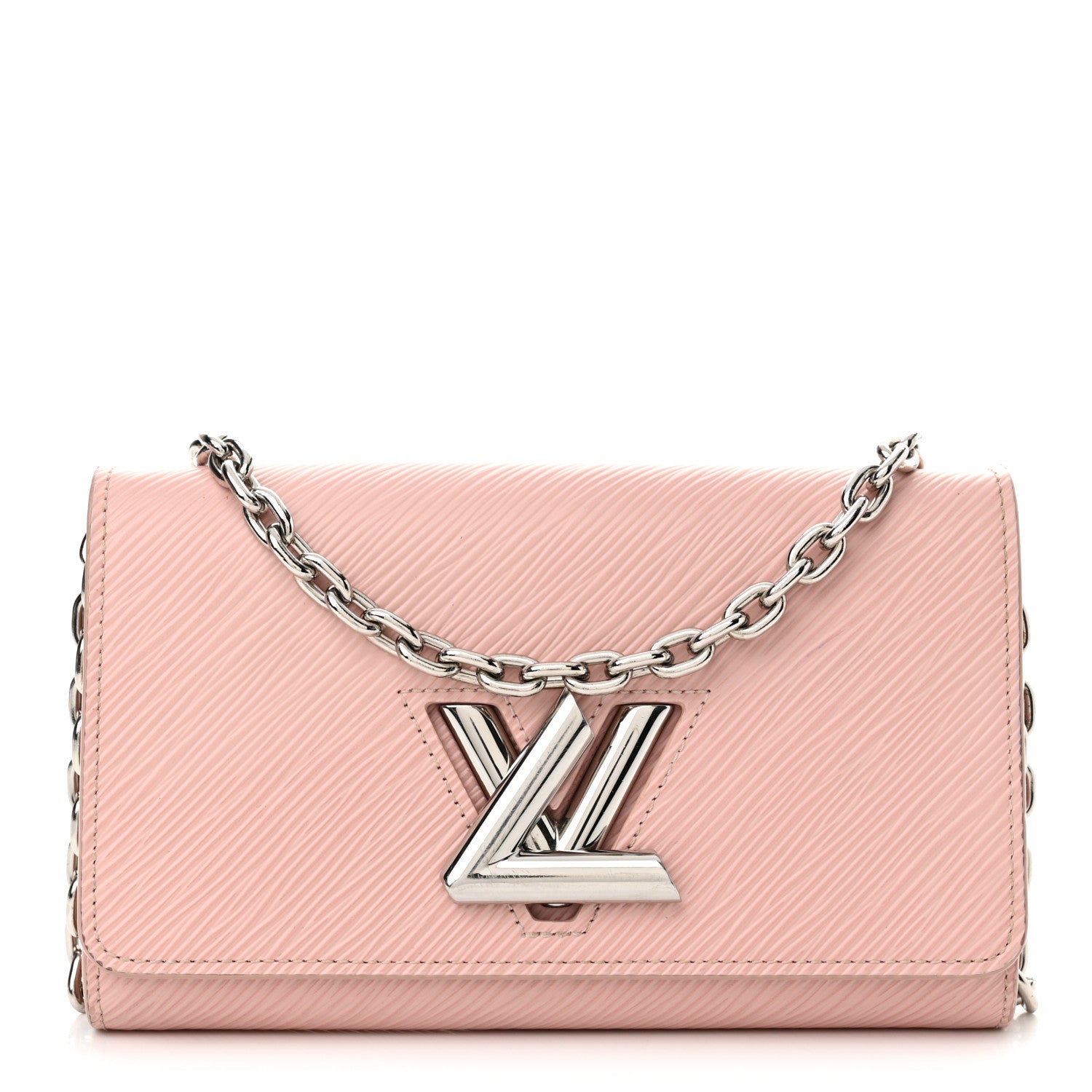 Louis Vuitton Epi Twist Chain Wallet Rose Ballerine 1 of 14