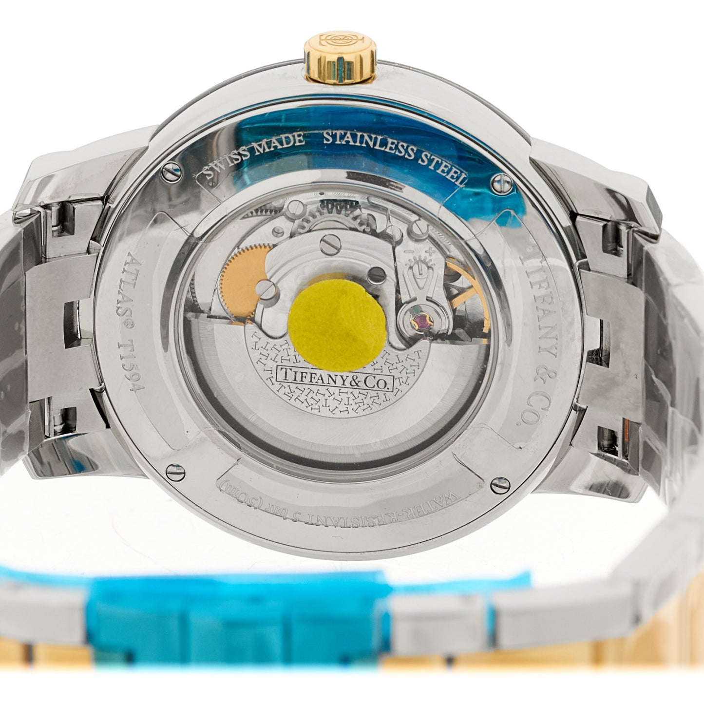 Stainless Steel 18K Yellow Gold 42mm Atlas Automatic Watch