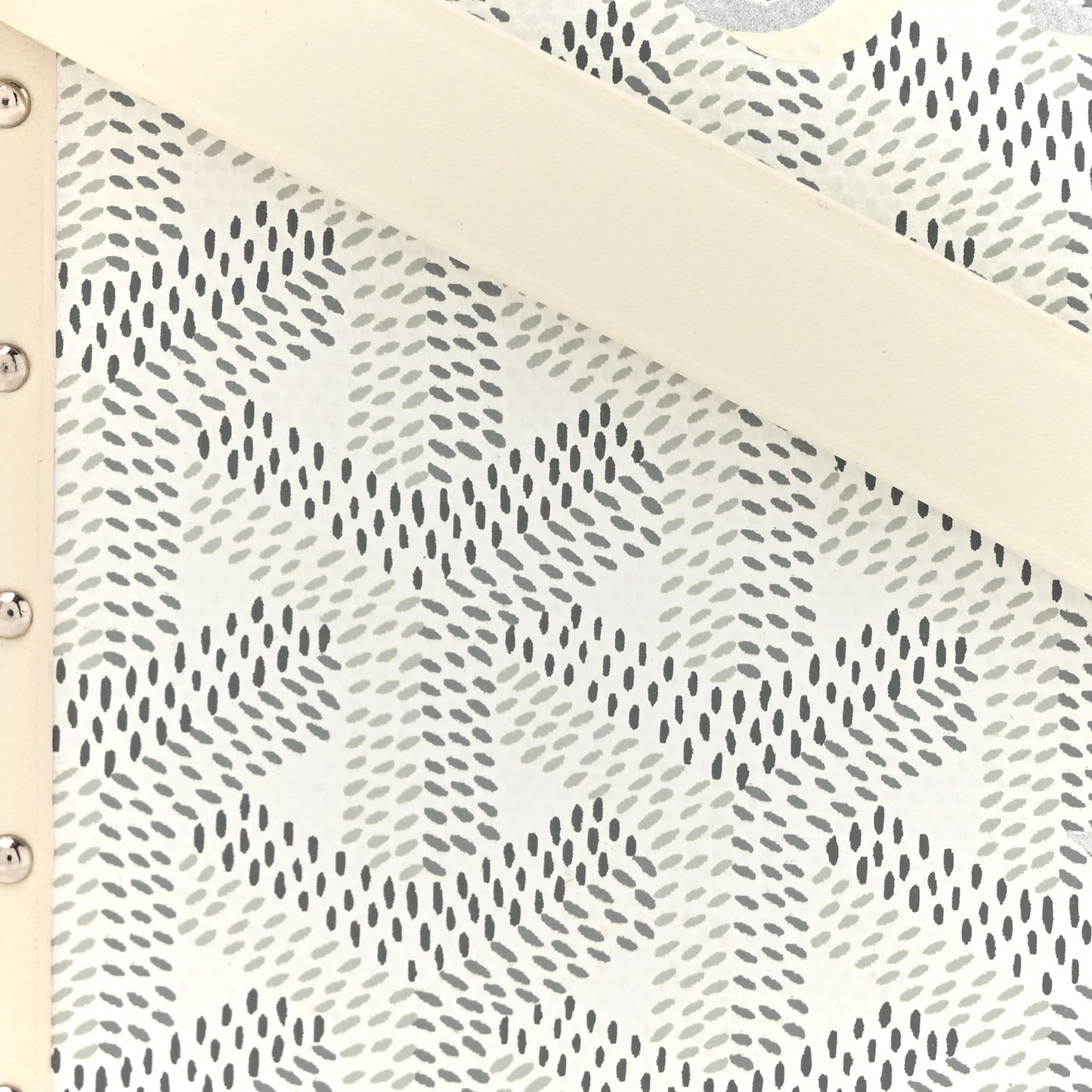 Goyardine Minaudiere Trunk Bag White