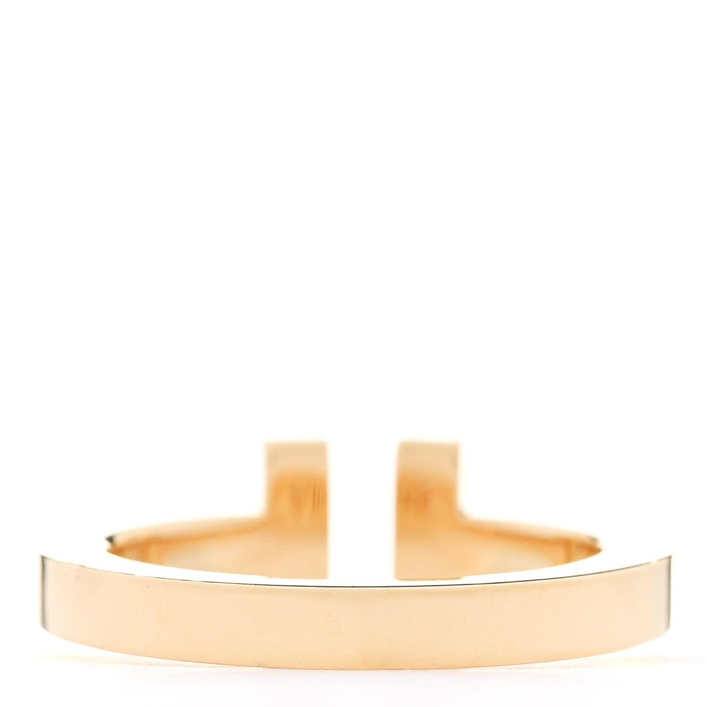 18K Yellow Gold T Square Ring 51 5.75