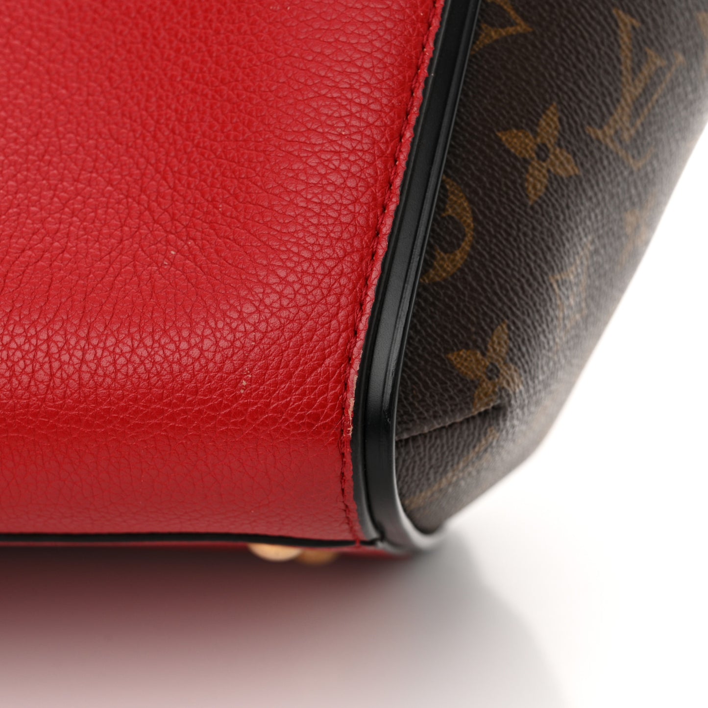 Calfskin Monogram Kimono Tote Cherry