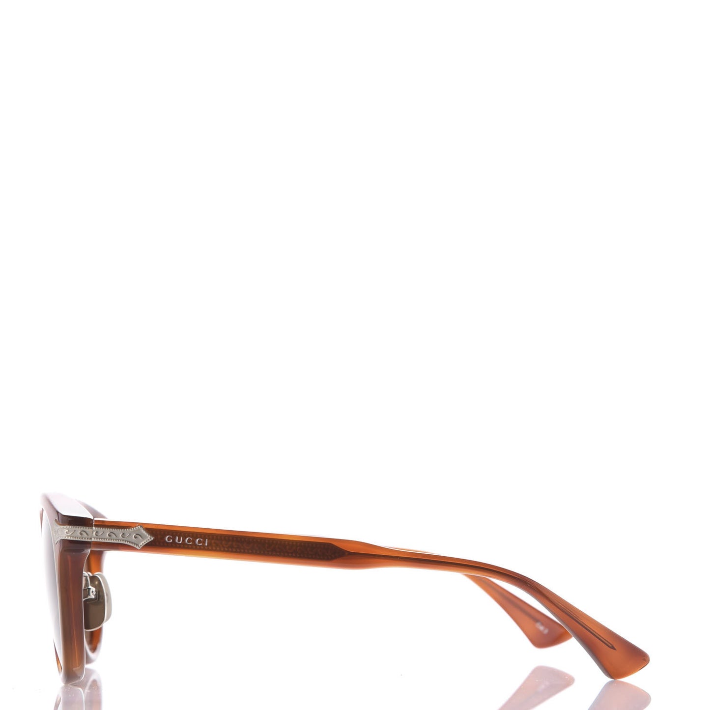 Acetate Round Metal Sunglasses GG0071S Havana