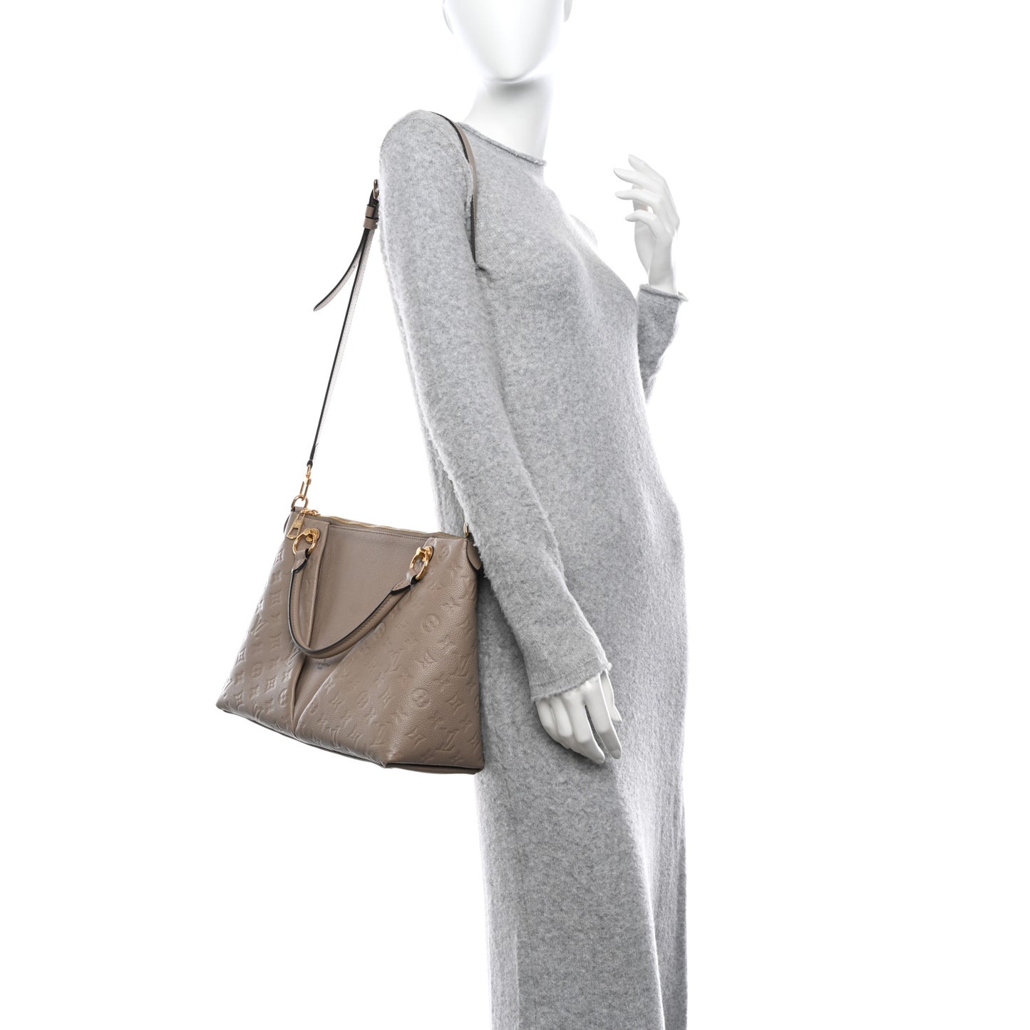 Empreinte V Tote MM Tourterelle