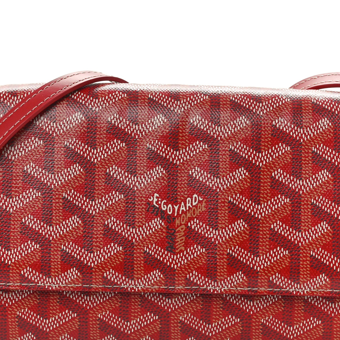Goyardine Varenne Continental Wallet Red