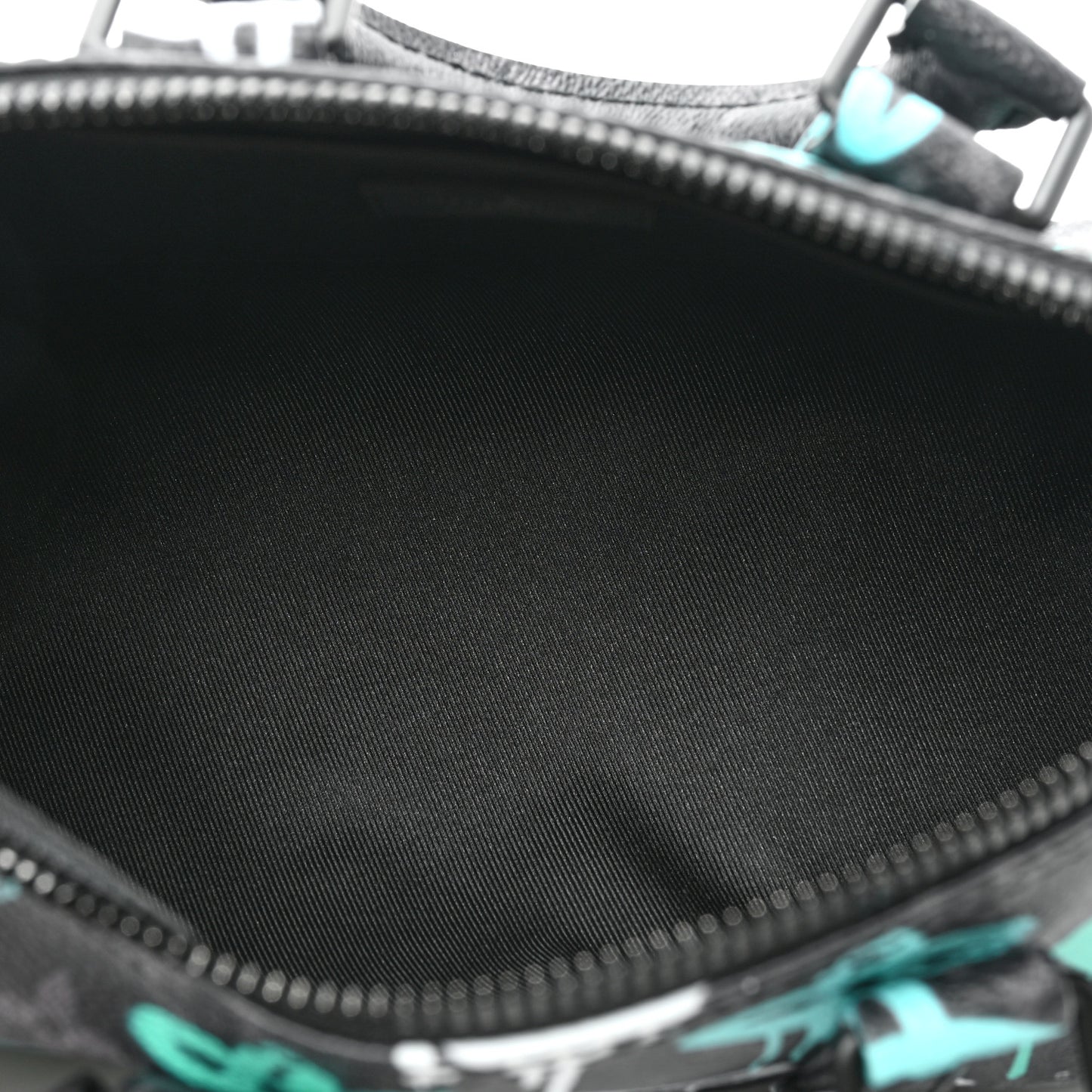 Monogram Eclipse LV Graffiti Keepall Bandouliere 25 Green Lights