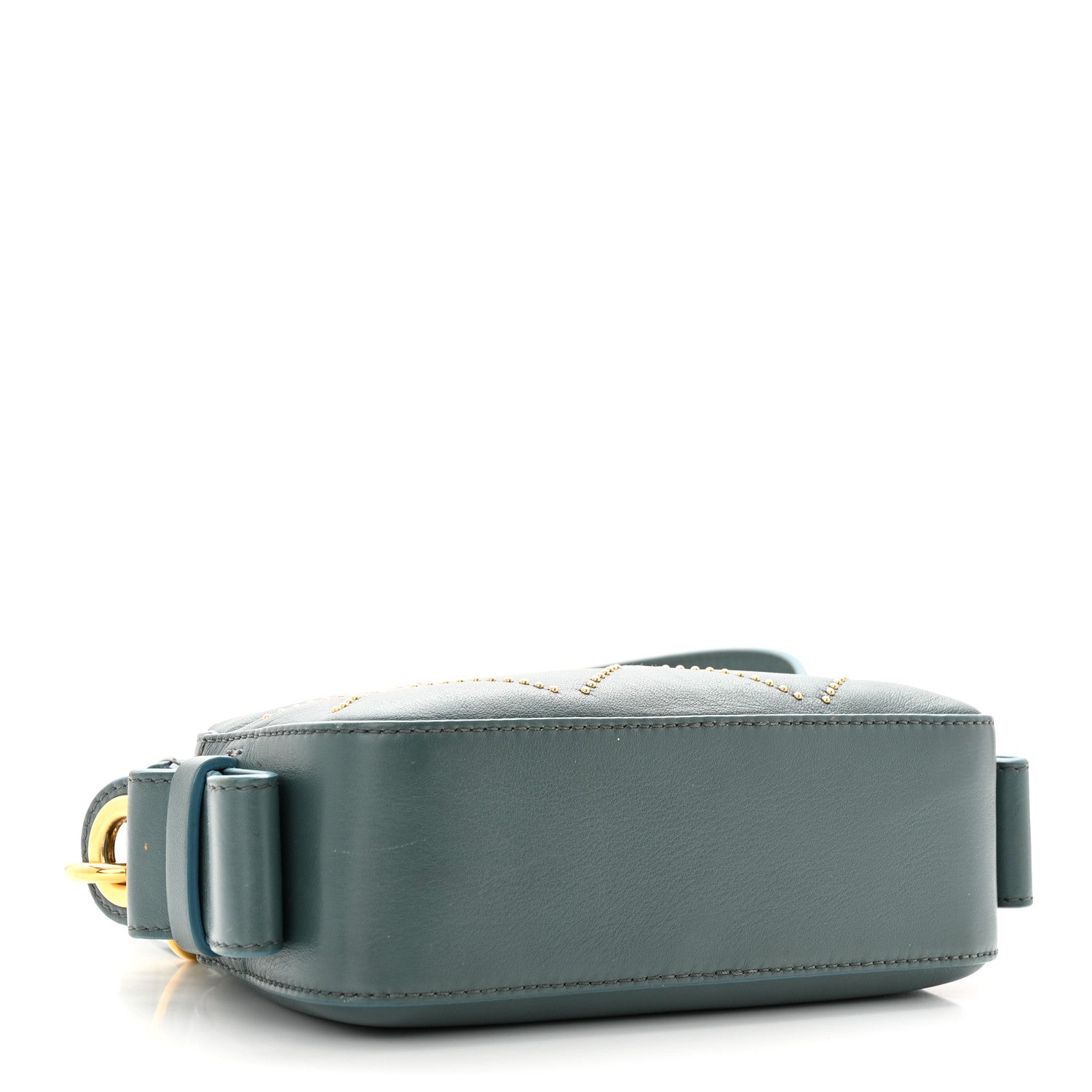 Chloe Smooth Calfskin Little Horses Embroidered Shoulder Bag Cloudy Blue 4 of 24