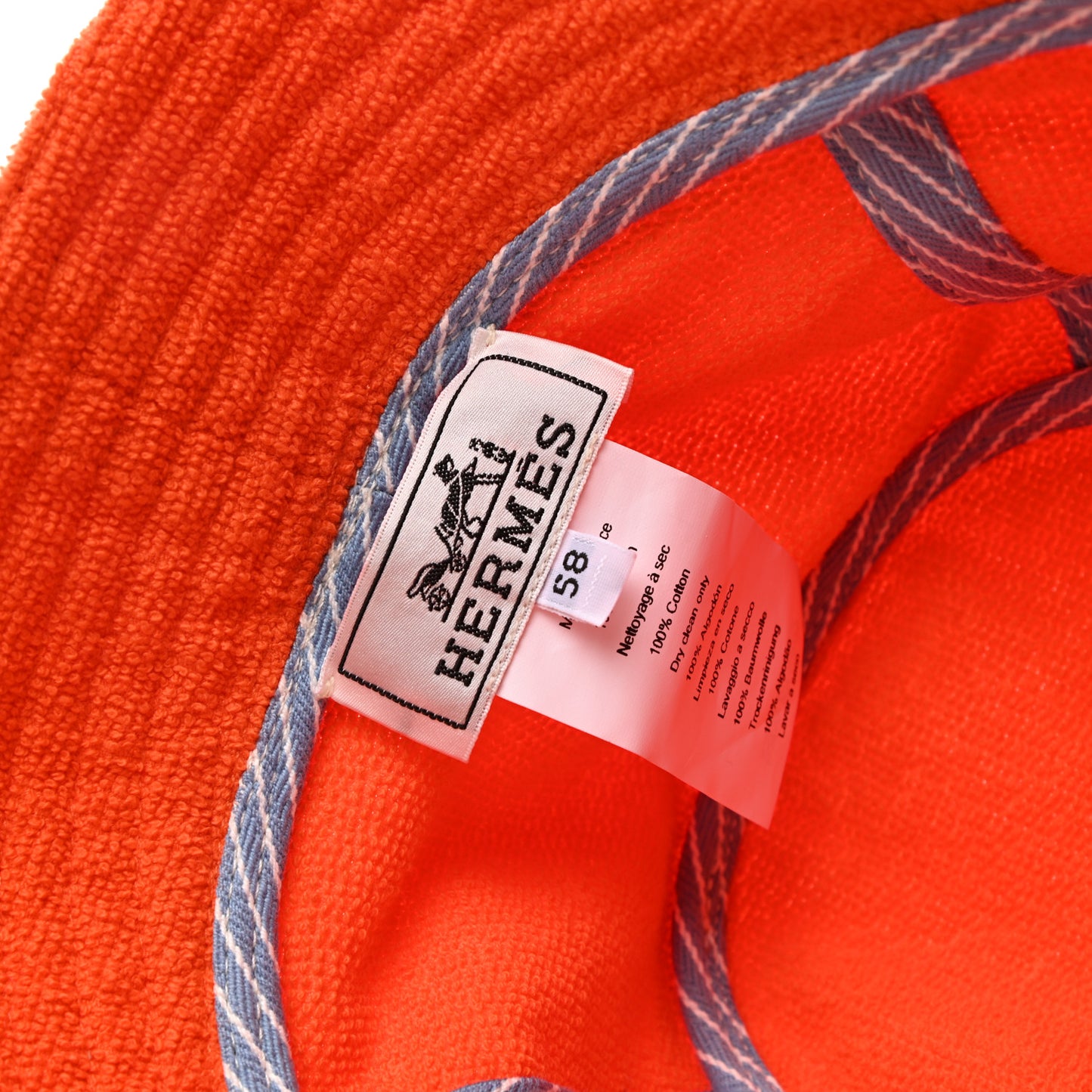 Cotton Eden Bucket Hat 58 Geranium