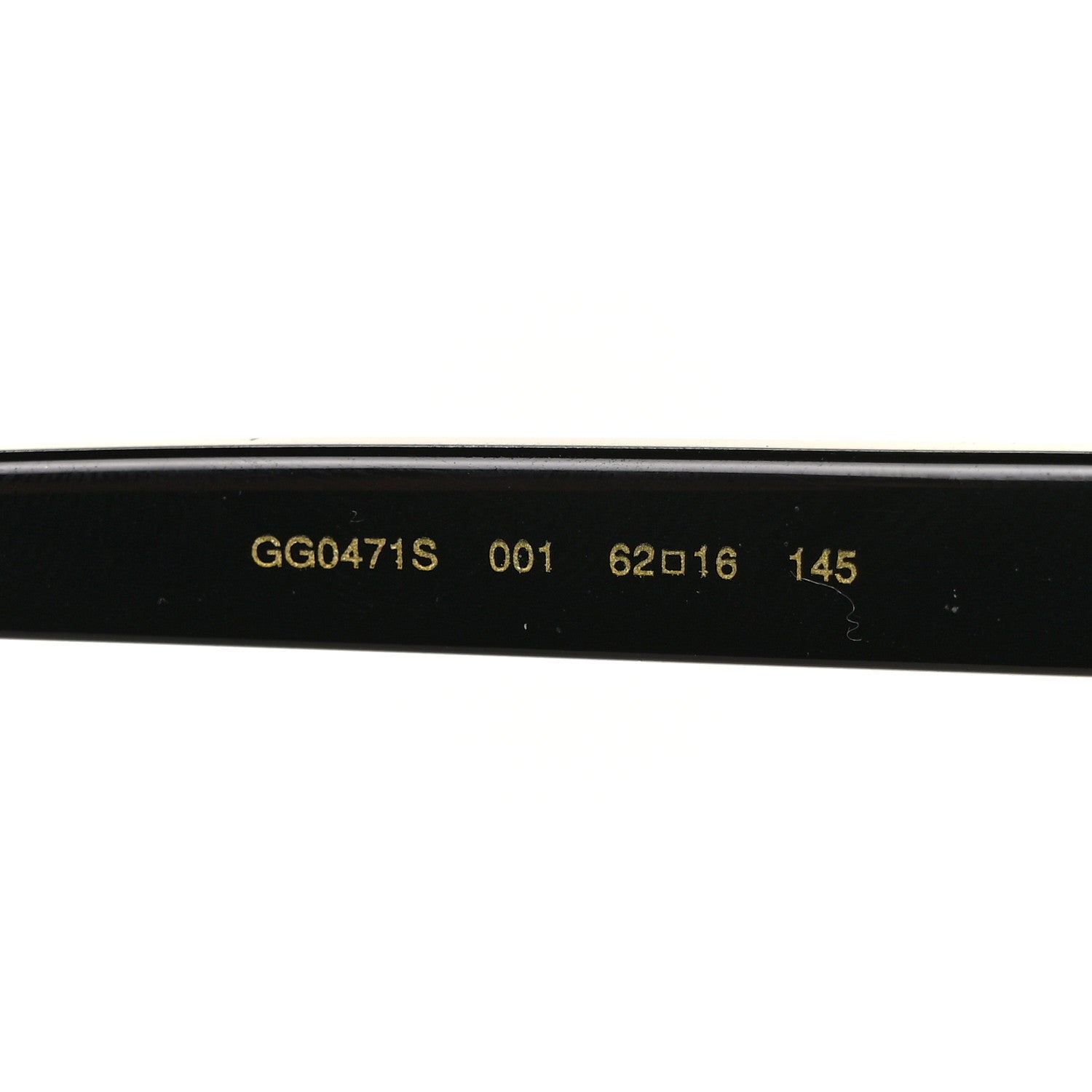 Gucci Acetate Oversize Square Frame Sunglasses GG0471S Black 7 of 8