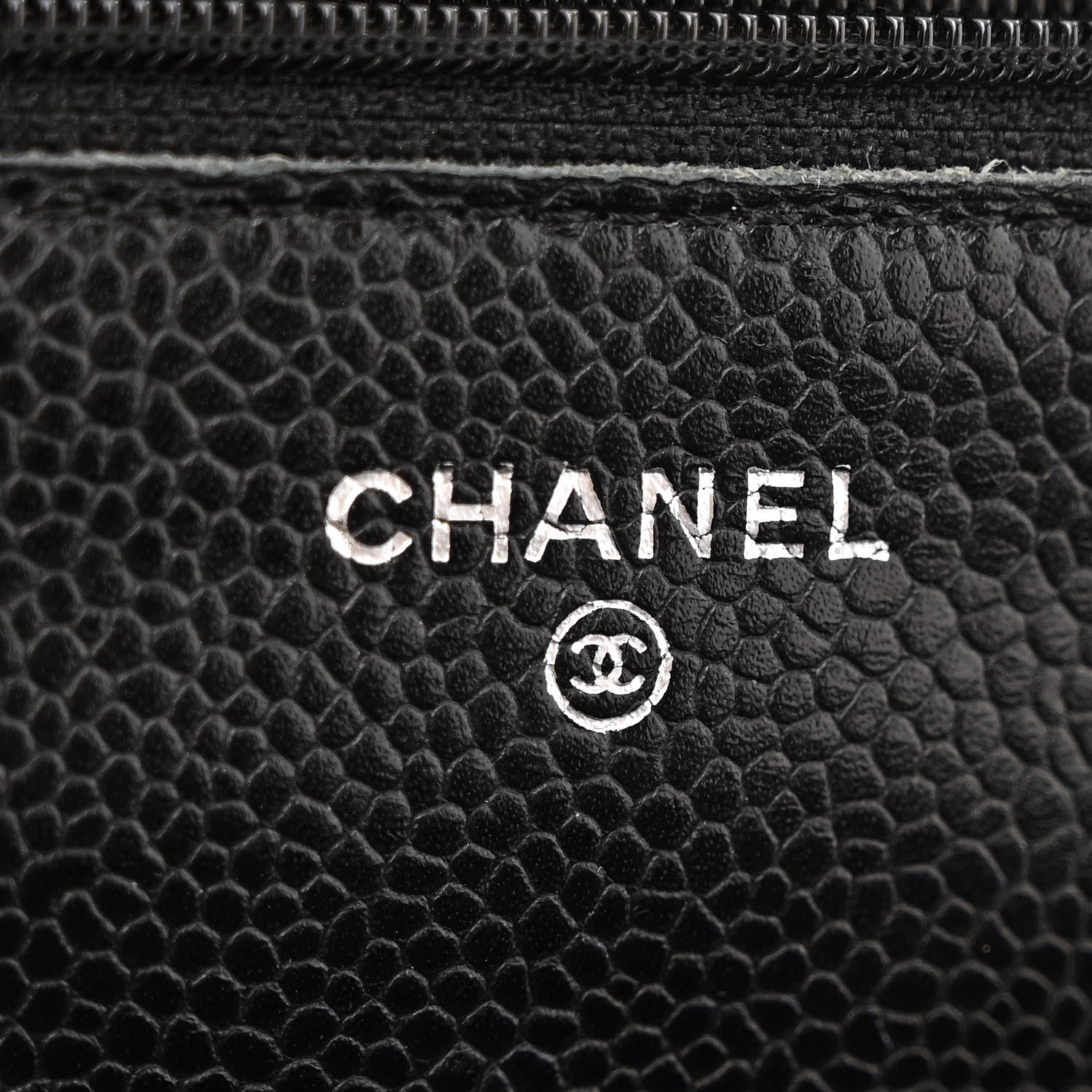 Chanel Caviar Quilted Wallet on Chain WOC Black 6 of 13