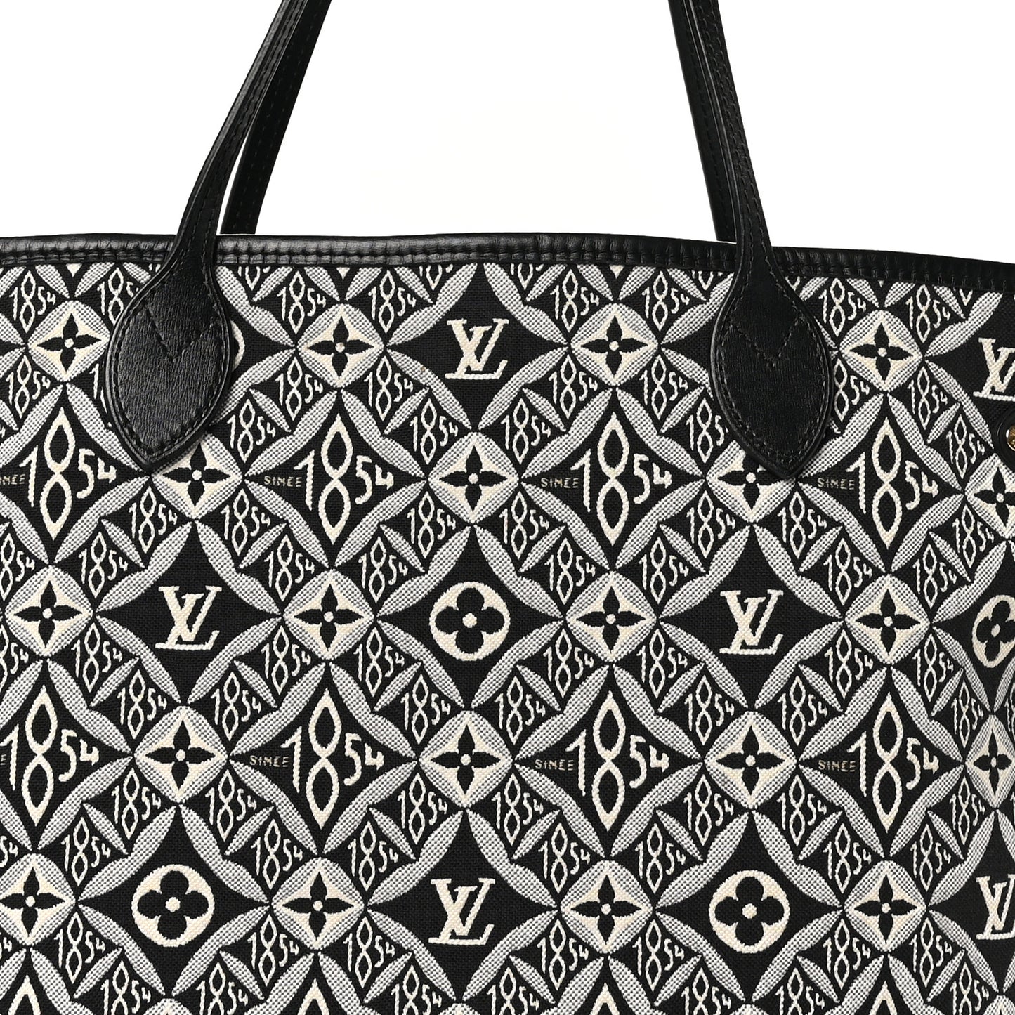 Jacquard Since 1854 Neverfull MM Grey