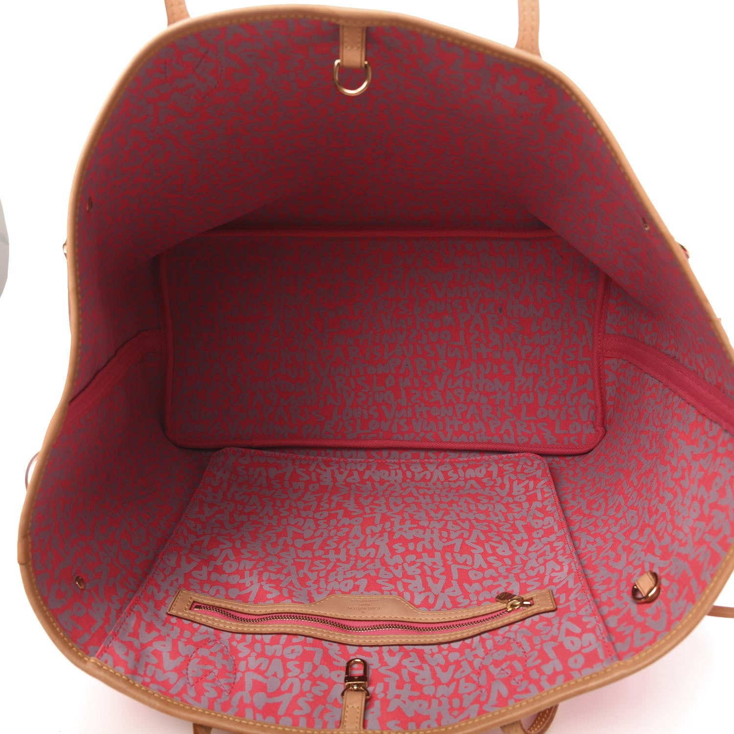 Louis Vuitton Monogram Graffiti Neverfull GM Fuchsia 5 of 12