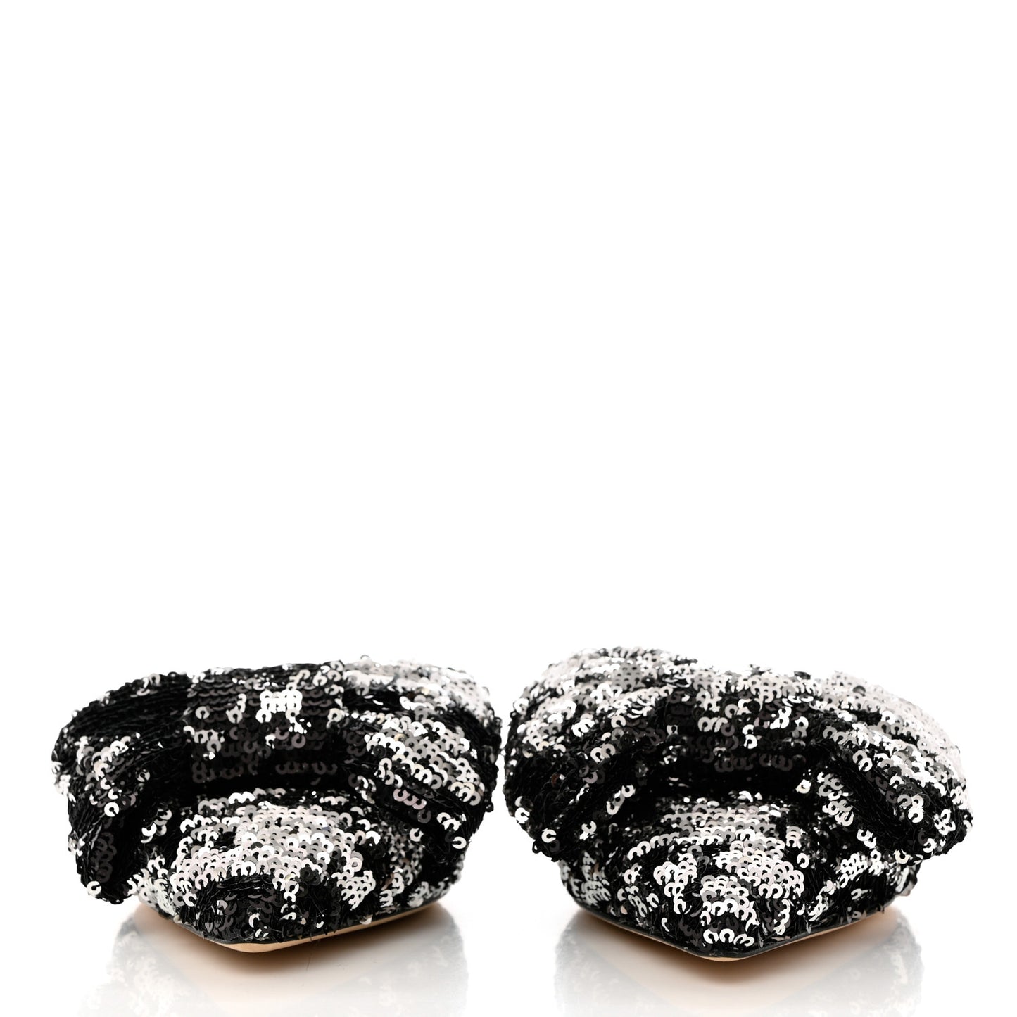 Sequin Georgia Mules 38 Black