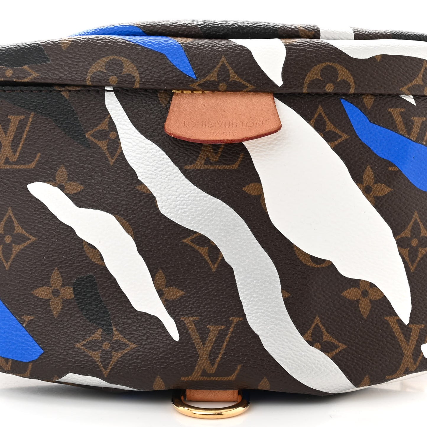 x LOL Monogram Bumbag Blue Silver