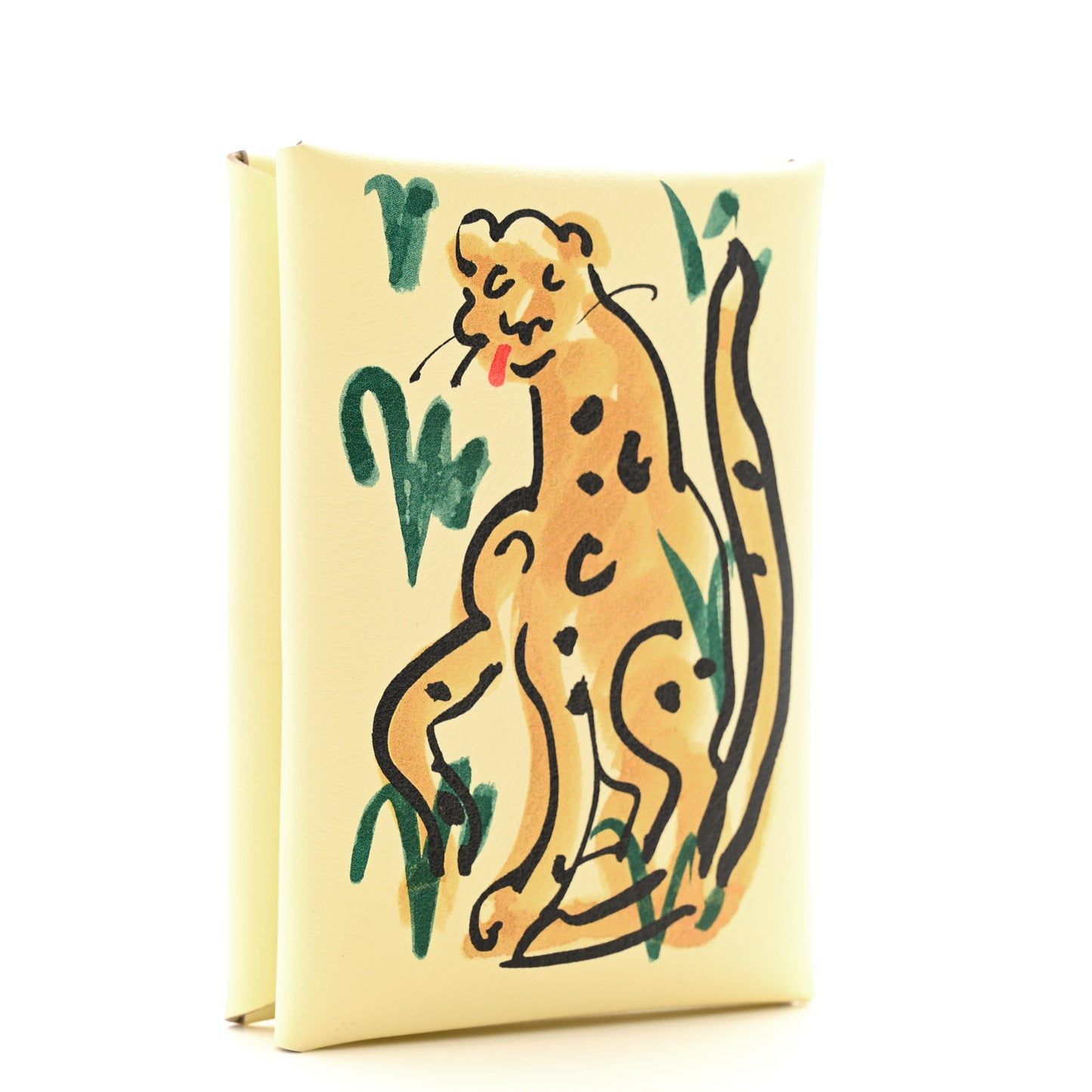 Swift Spring Panther Calvi Duo Card Case Jaune Milton