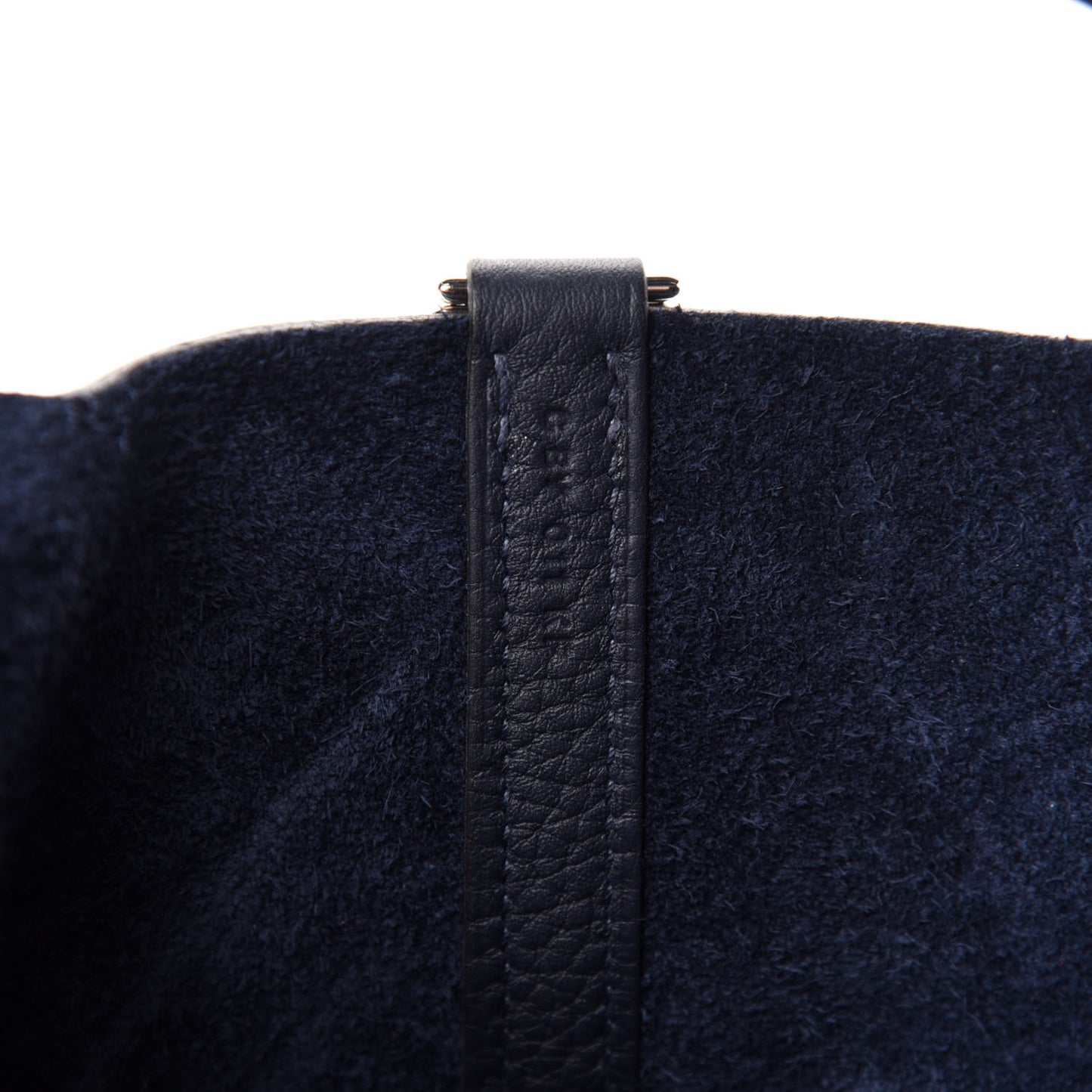 Taurillon Clemence Picotin Lock 18 PM Bleu Nuit