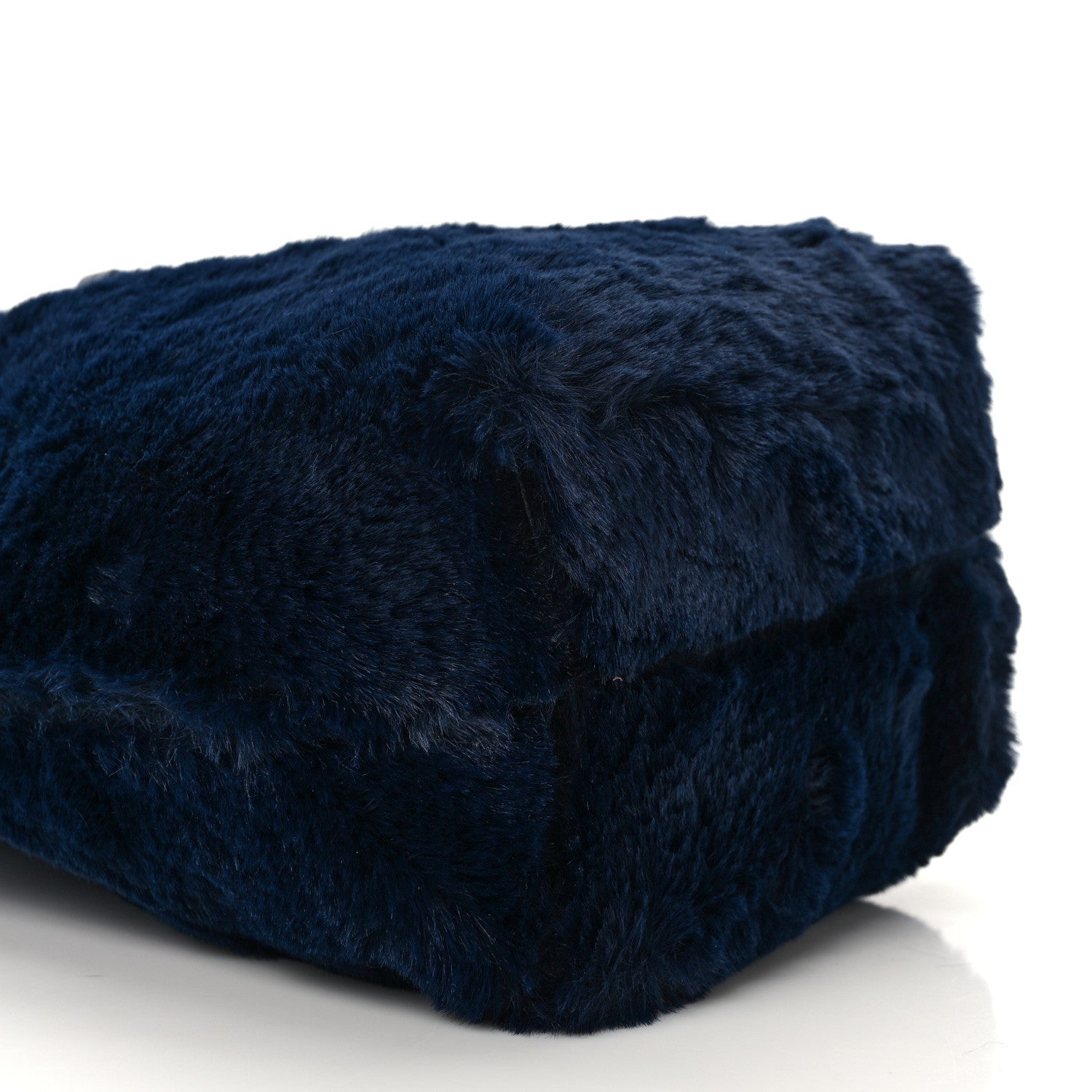 Mansur Gavriel Faux Fur Mini Bucket Bag Blueberry 9 of 12