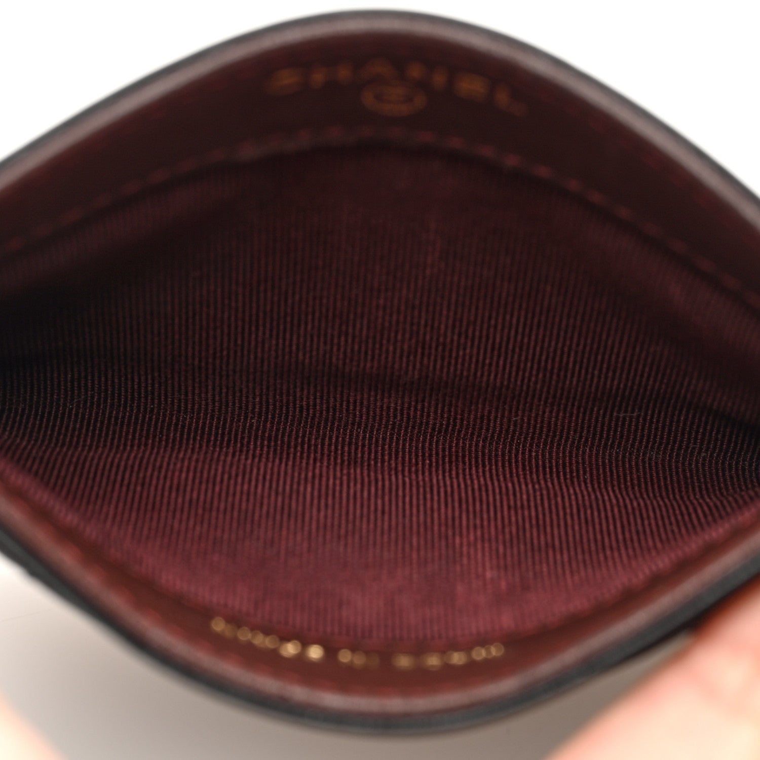 Chanel Lambskin Quilted Card Holder Black 5 of 8