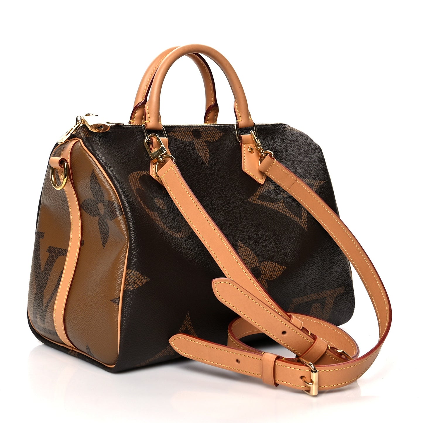 Reverse Monogram Giant Speedy Bandouliere 30