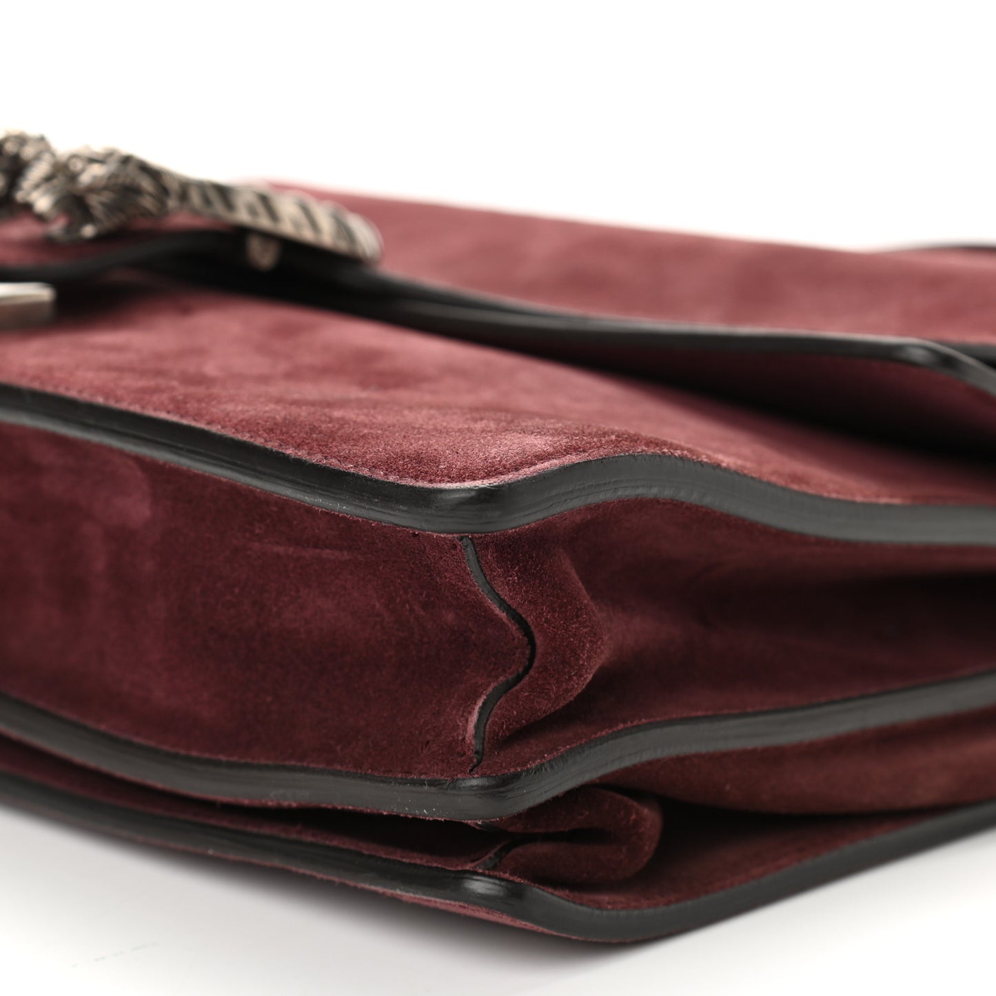 Suede Medium Dionysus Messenger Bag Bordeaux