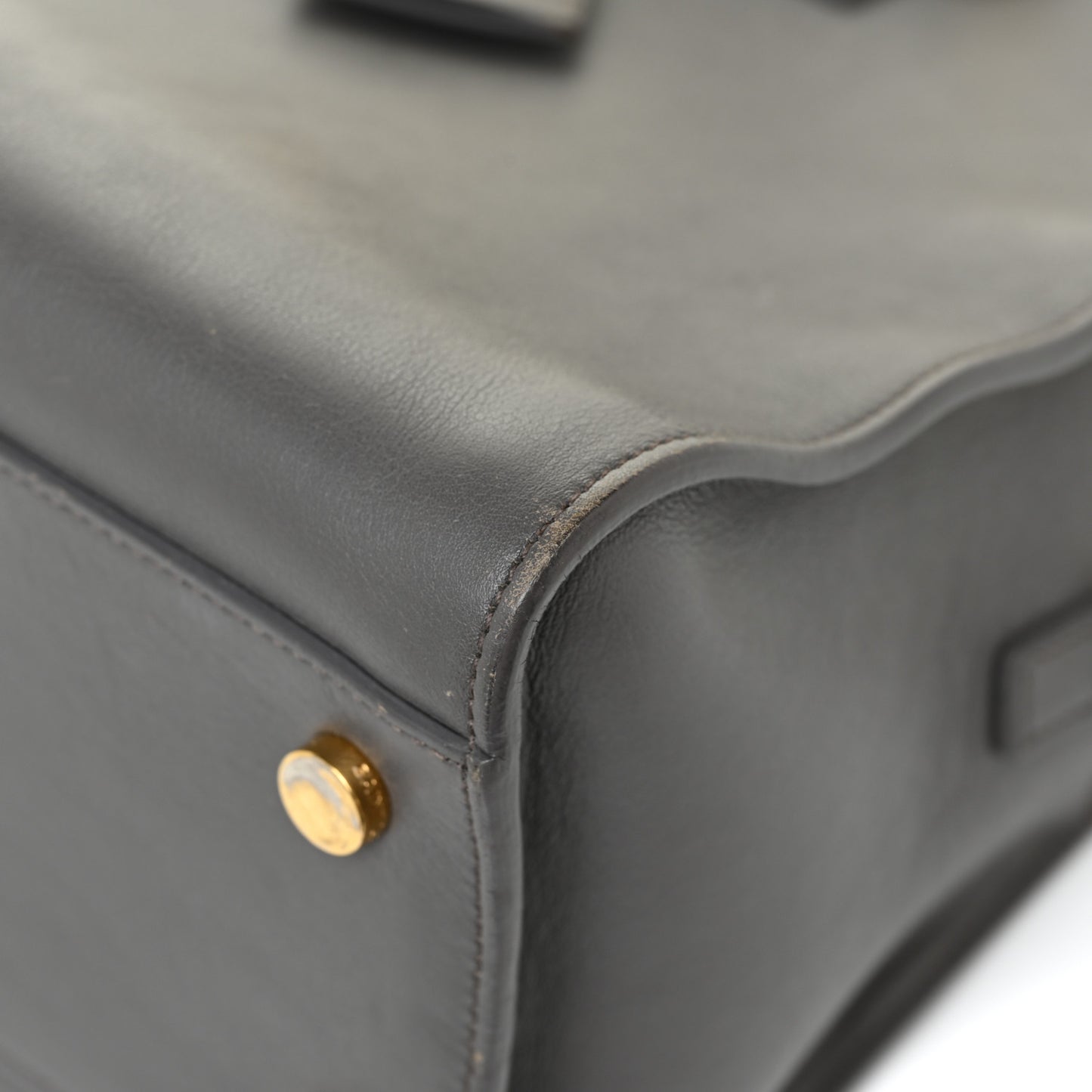 Calfskin Small Monogram Cabas Grey