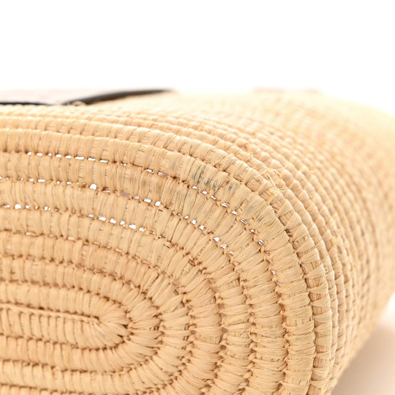 Loewe Raffia Small Square Basket Tote Bag Natural Tan 10 of 11
