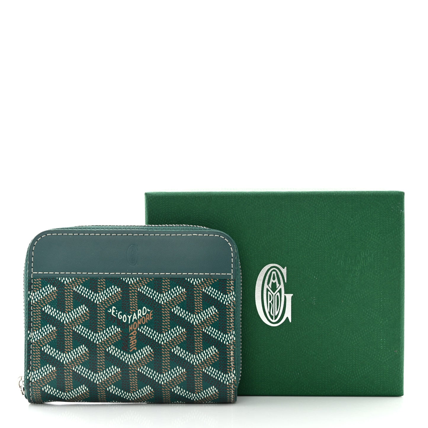 Goyardine Matignon PM Wallet Green
