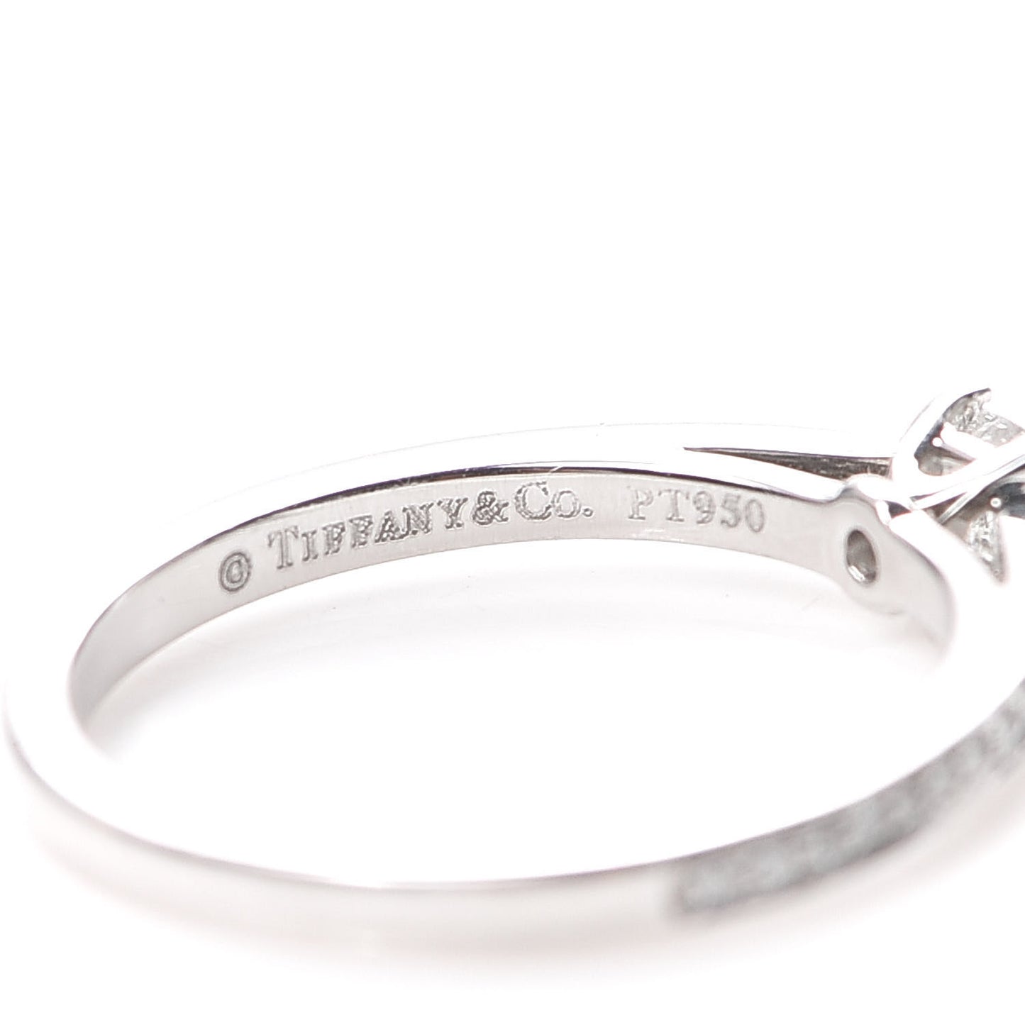 Platinum Diamond .23ct Grace Engagement Ring 49 4.75
