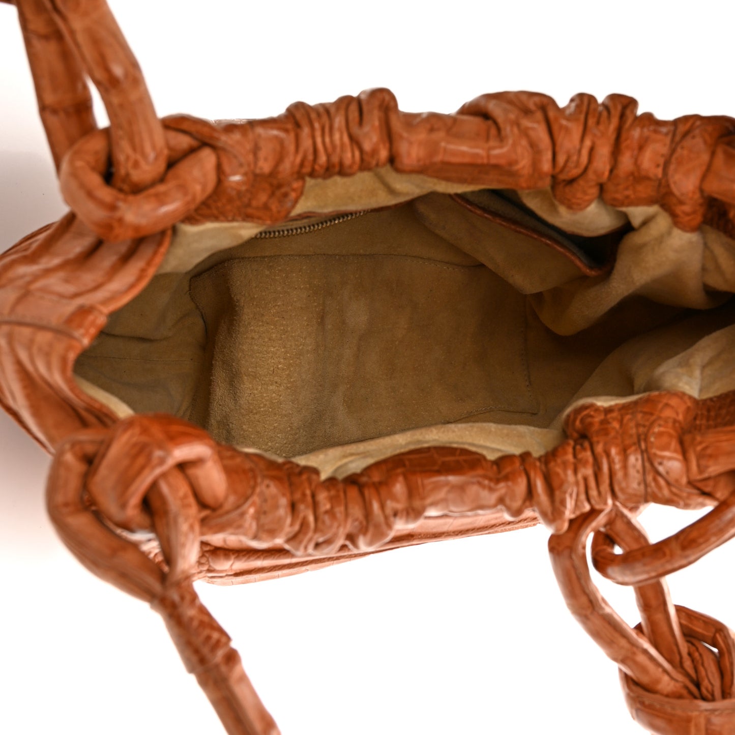 Crocodile Knot Hobo Brown