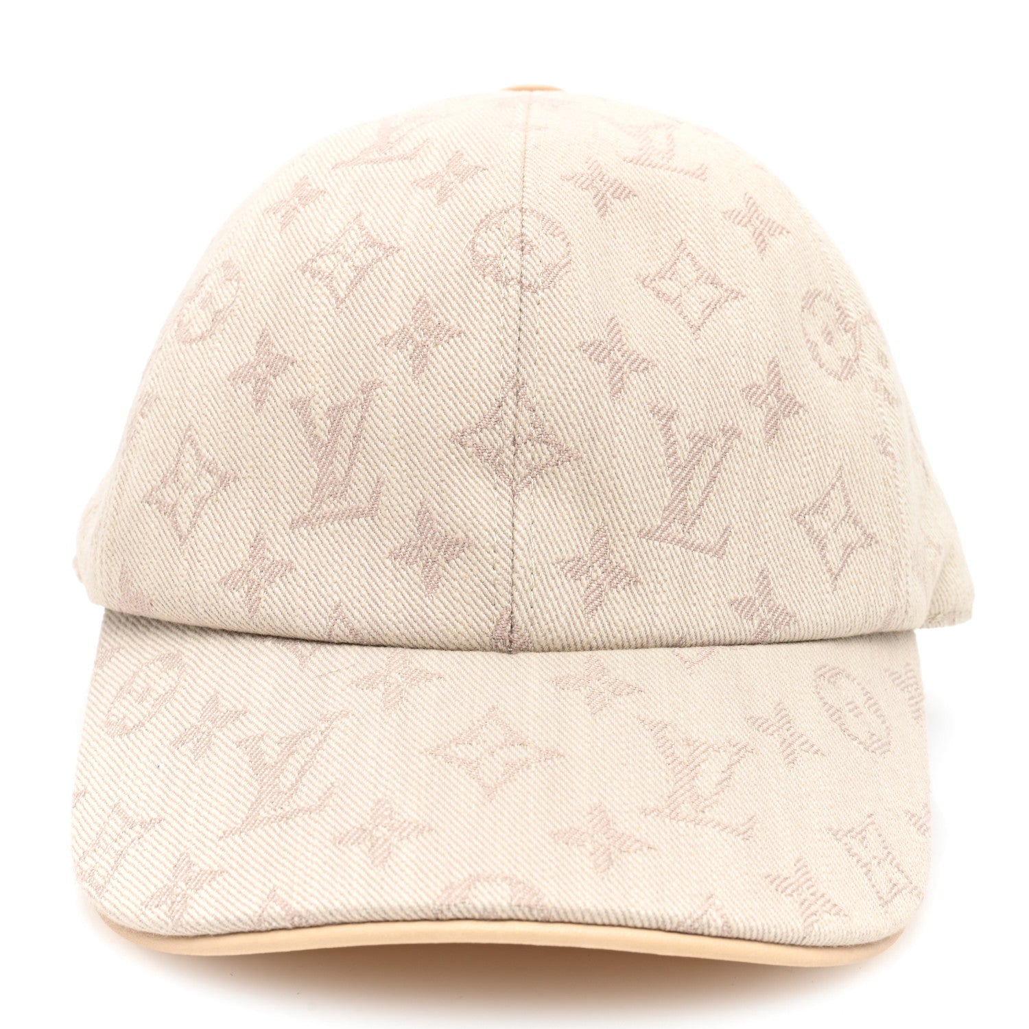Louis Vuitton Cotton Monogram Jacquard Be My Cap Beige 3 of 8
