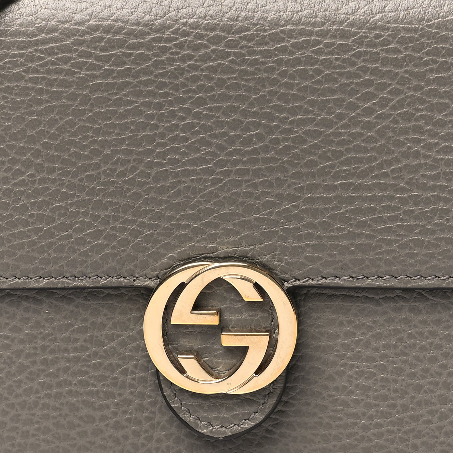 Dollar Calfskin Interlocking G Chain Wallet Loess